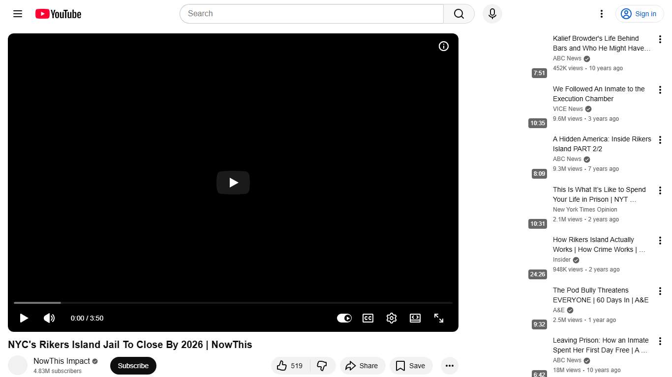 NYC's Rikers Island Jail To Close By 2026 NowThis - YouTube